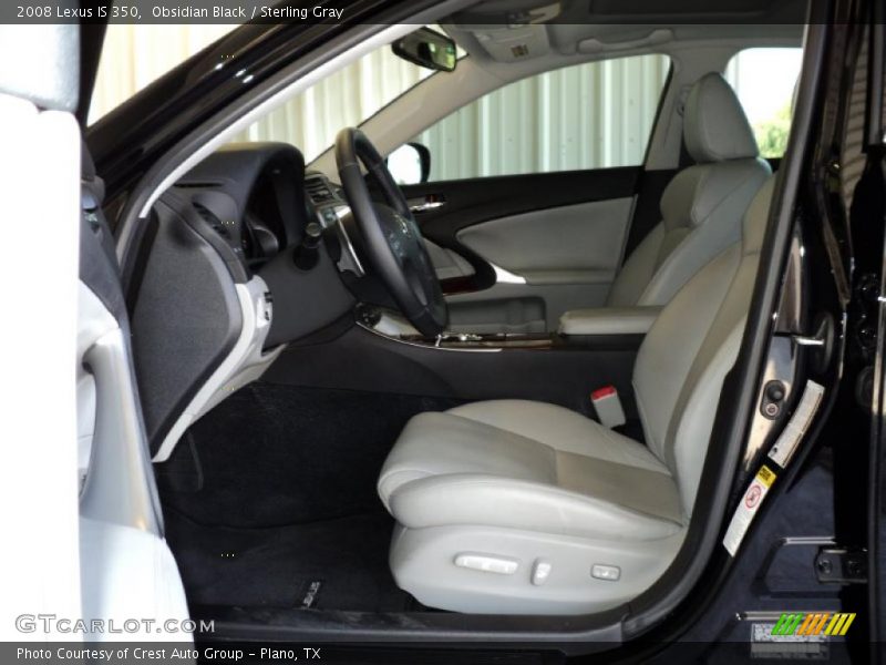 Obsidian Black / Sterling Gray 2008 Lexus IS 350