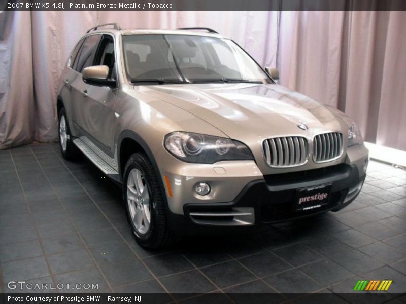 Platinum Bronze Metallic / Tobacco 2007 BMW X5 4.8i