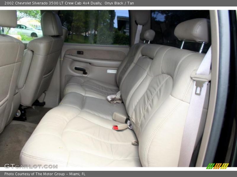 Onyx Black / Tan 2002 Chevrolet Silverado 3500 LT Crew Cab 4x4 Dually