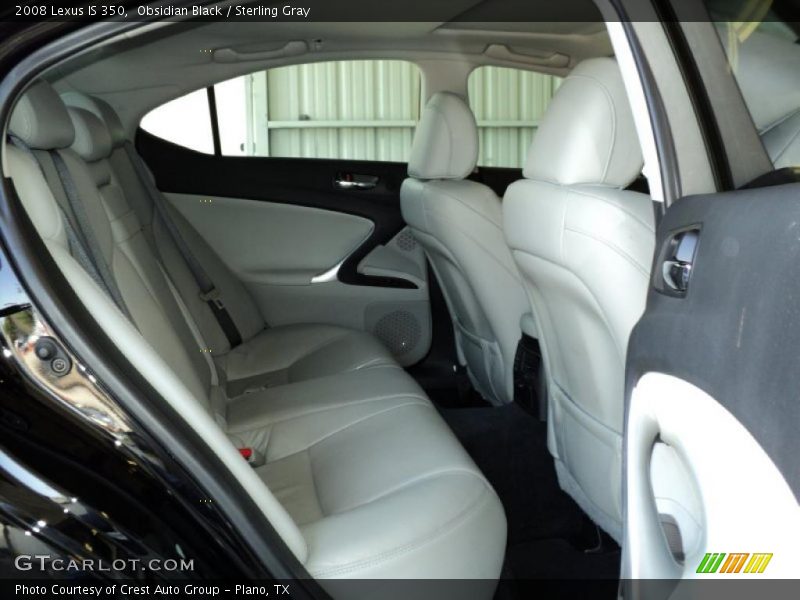 Obsidian Black / Sterling Gray 2008 Lexus IS 350