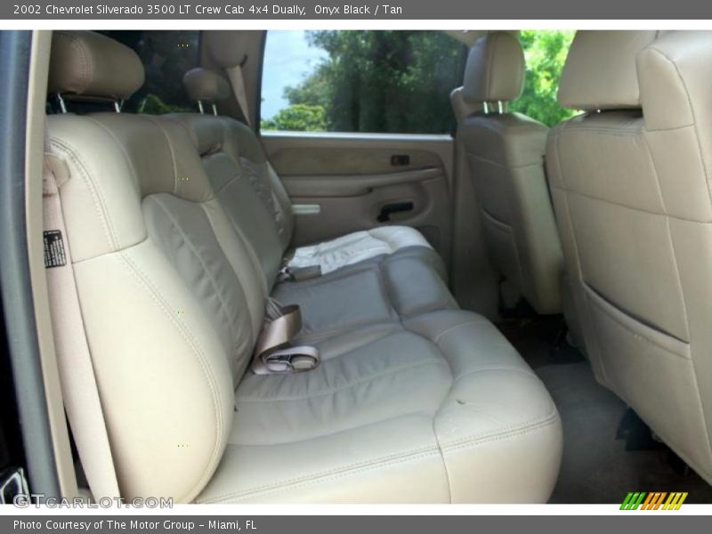 Onyx Black / Tan 2002 Chevrolet Silverado 3500 LT Crew Cab 4x4 Dually