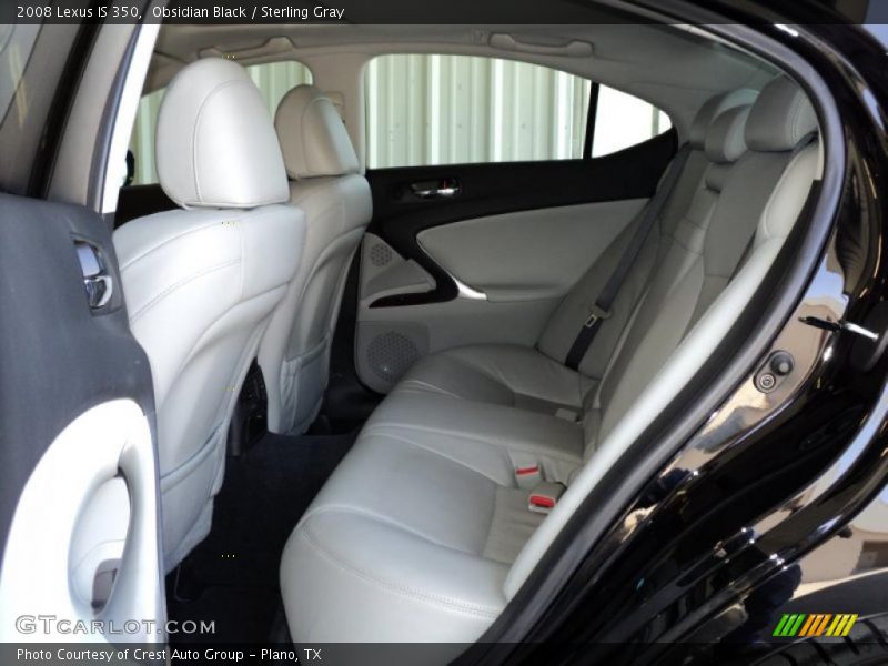 Obsidian Black / Sterling Gray 2008 Lexus IS 350