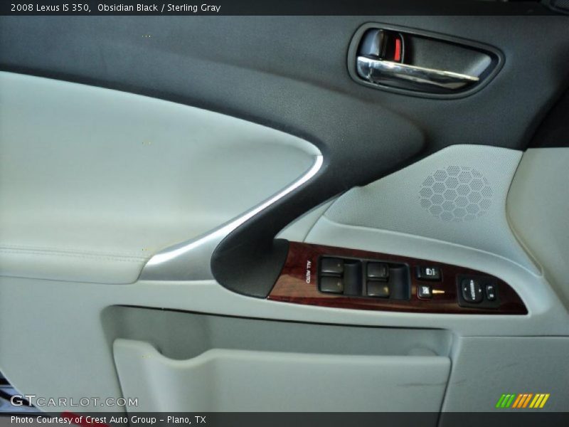 Obsidian Black / Sterling Gray 2008 Lexus IS 350