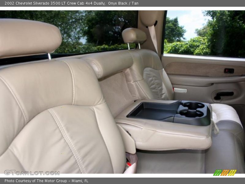 Onyx Black / Tan 2002 Chevrolet Silverado 3500 LT Crew Cab 4x4 Dually