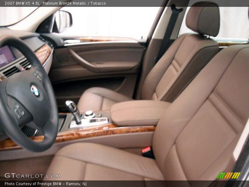 Platinum Bronze Metallic / Tobacco 2007 BMW X5 4.8i