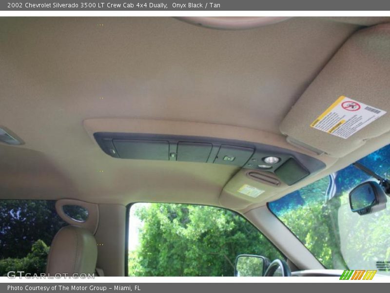 Onyx Black / Tan 2002 Chevrolet Silverado 3500 LT Crew Cab 4x4 Dually