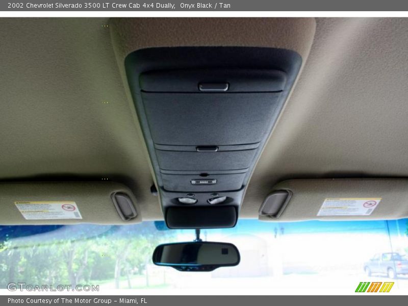 Onyx Black / Tan 2002 Chevrolet Silverado 3500 LT Crew Cab 4x4 Dually
