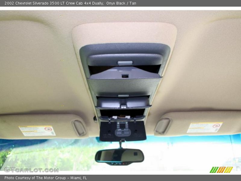 Onyx Black / Tan 2002 Chevrolet Silverado 3500 LT Crew Cab 4x4 Dually