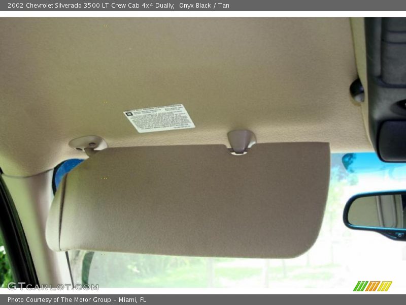 Onyx Black / Tan 2002 Chevrolet Silverado 3500 LT Crew Cab 4x4 Dually