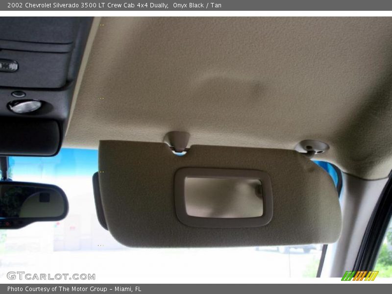 Onyx Black / Tan 2002 Chevrolet Silverado 3500 LT Crew Cab 4x4 Dually