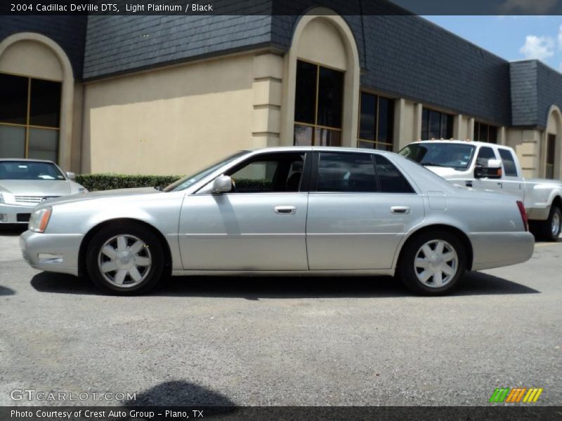 Light Platinum / Black 2004 Cadillac DeVille DTS