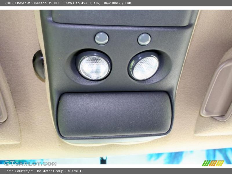 Onyx Black / Tan 2002 Chevrolet Silverado 3500 LT Crew Cab 4x4 Dually
