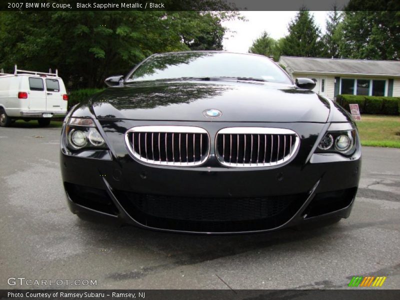 Black Sapphire Metallic / Black 2007 BMW M6 Coupe