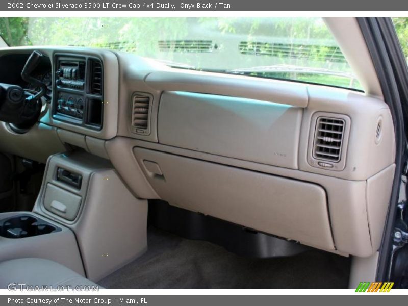 Onyx Black / Tan 2002 Chevrolet Silverado 3500 LT Crew Cab 4x4 Dually