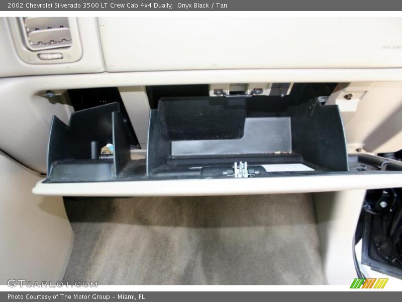 Onyx Black / Tan 2002 Chevrolet Silverado 3500 LT Crew Cab 4x4 Dually