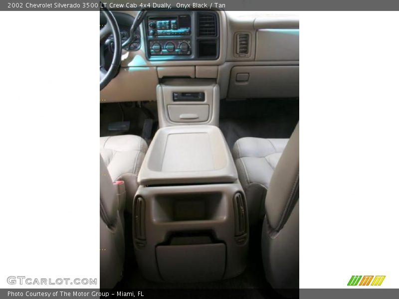 Onyx Black / Tan 2002 Chevrolet Silverado 3500 LT Crew Cab 4x4 Dually