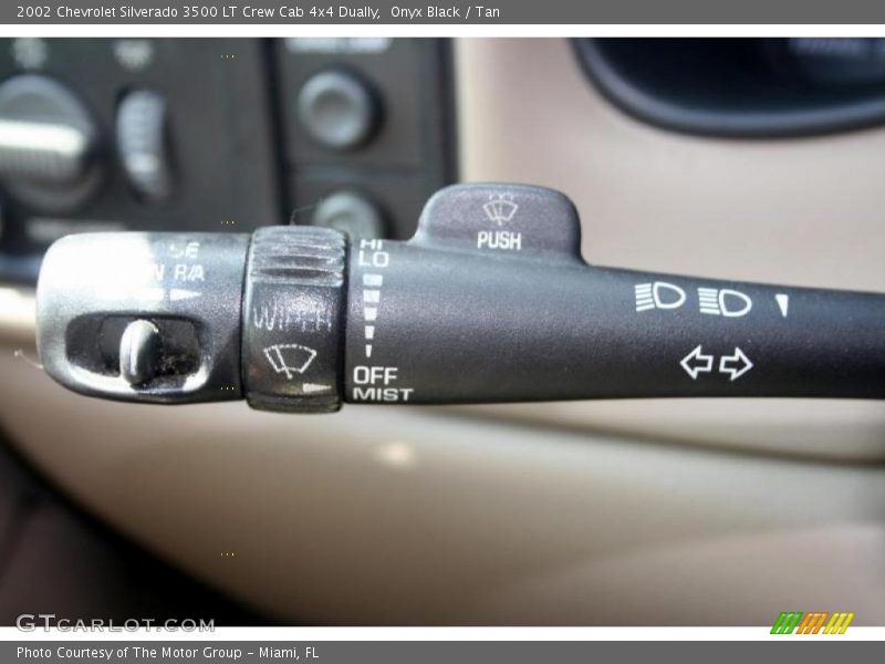 Onyx Black / Tan 2002 Chevrolet Silverado 3500 LT Crew Cab 4x4 Dually