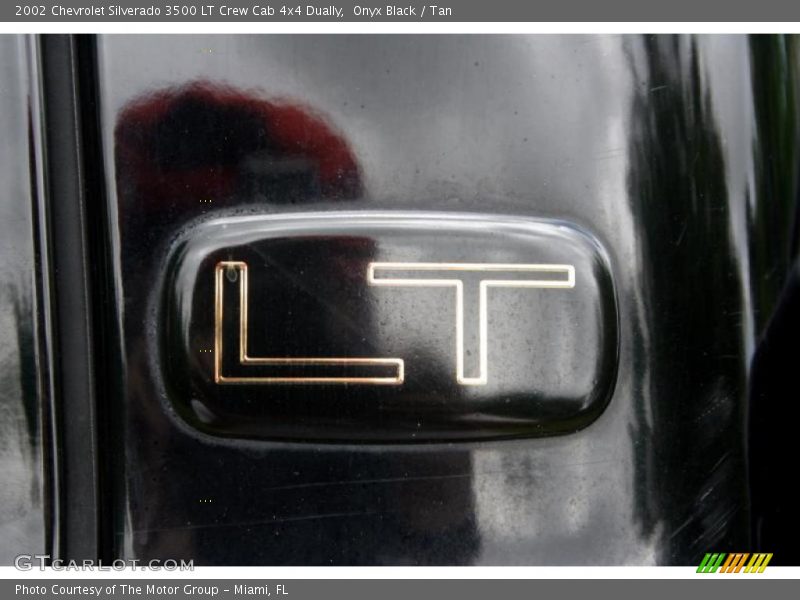 Onyx Black / Tan 2002 Chevrolet Silverado 3500 LT Crew Cab 4x4 Dually
