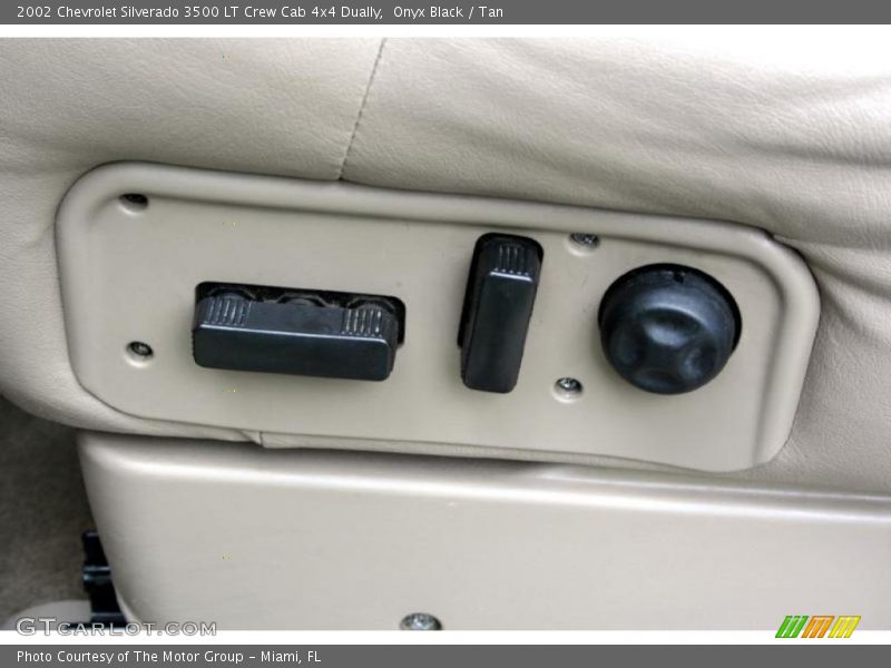 Onyx Black / Tan 2002 Chevrolet Silverado 3500 LT Crew Cab 4x4 Dually