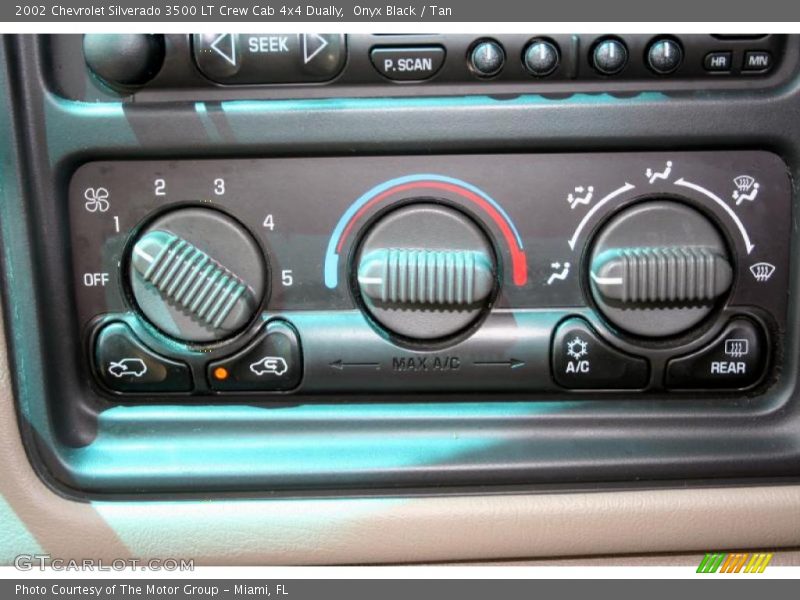 Onyx Black / Tan 2002 Chevrolet Silverado 3500 LT Crew Cab 4x4 Dually