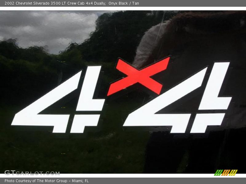 Onyx Black / Tan 2002 Chevrolet Silverado 3500 LT Crew Cab 4x4 Dually