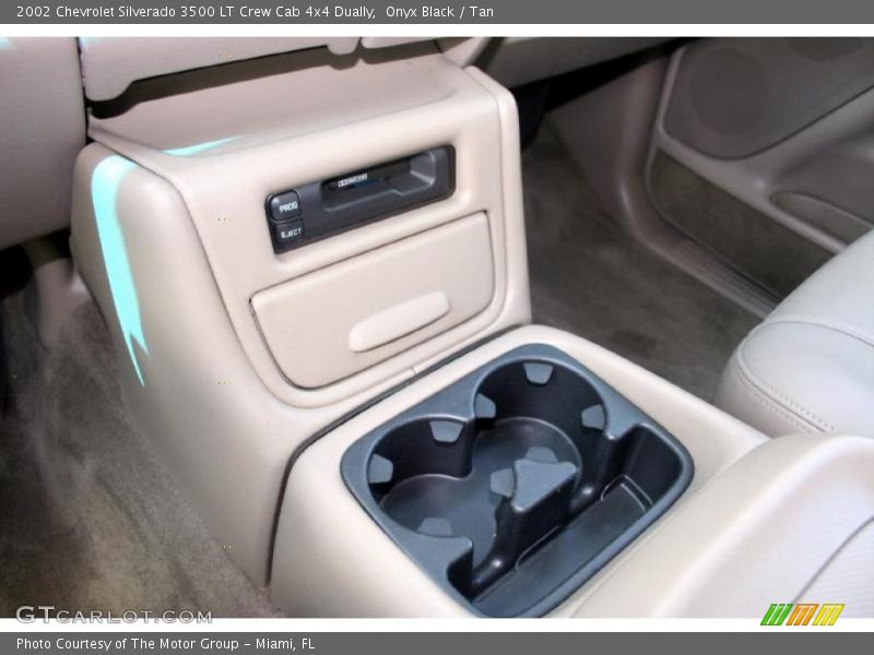 Onyx Black / Tan 2002 Chevrolet Silverado 3500 LT Crew Cab 4x4 Dually