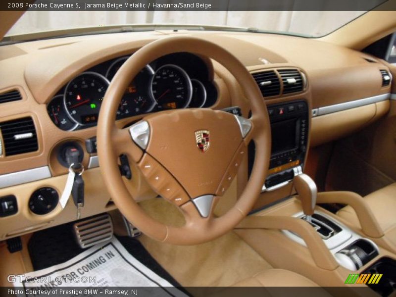 Jarama Beige Metallic / Havanna/Sand Beige 2008 Porsche Cayenne S