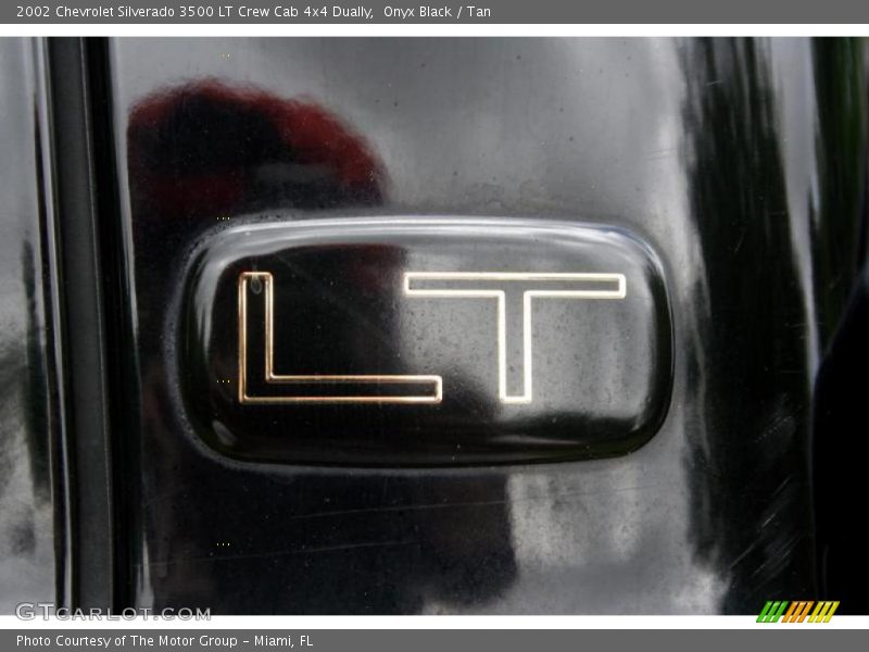 Onyx Black / Tan 2002 Chevrolet Silverado 3500 LT Crew Cab 4x4 Dually