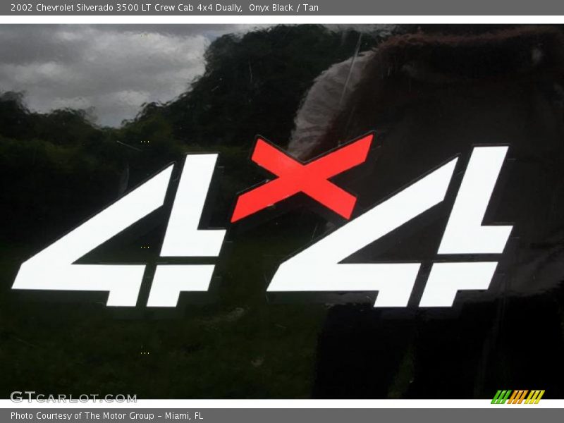 Onyx Black / Tan 2002 Chevrolet Silverado 3500 LT Crew Cab 4x4 Dually
