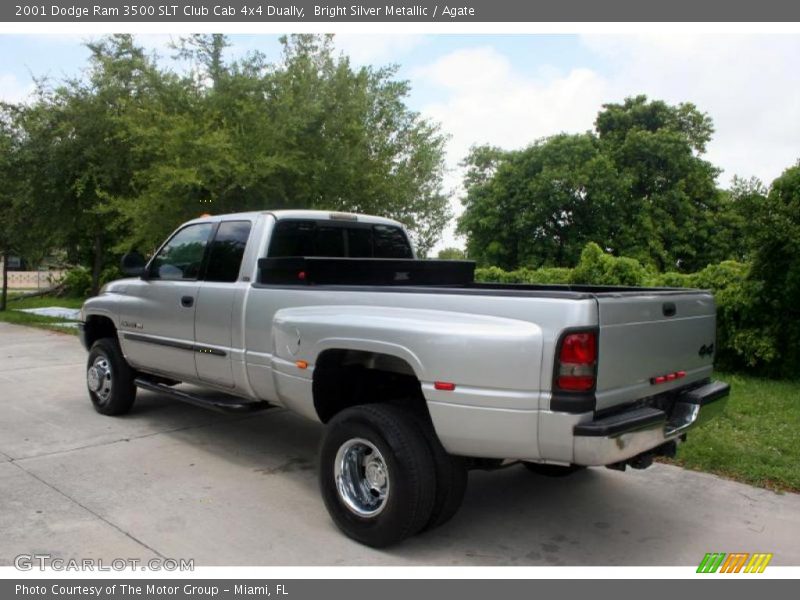 Bright Silver Metallic / Agate 2001 Dodge Ram 3500 SLT Club Cab 4x4 Dually