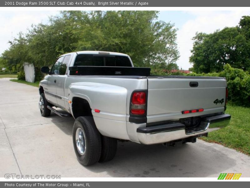 Bright Silver Metallic / Agate 2001 Dodge Ram 3500 SLT Club Cab 4x4 Dually