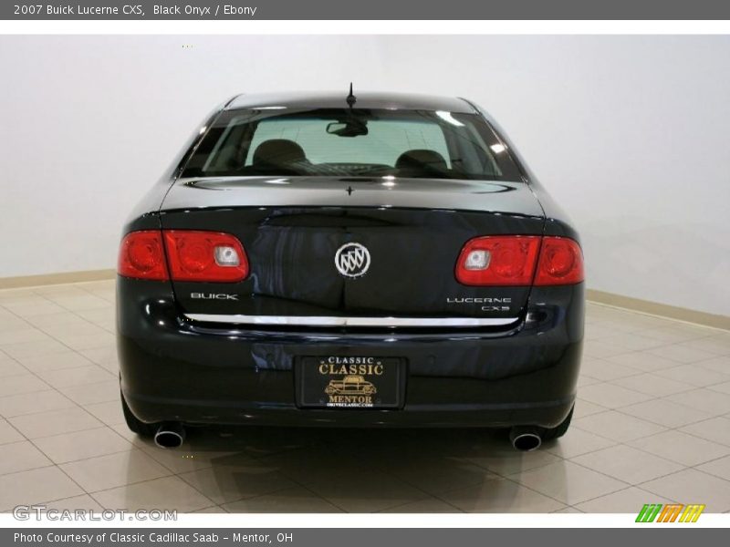 Black Onyx / Ebony 2007 Buick Lucerne CXS