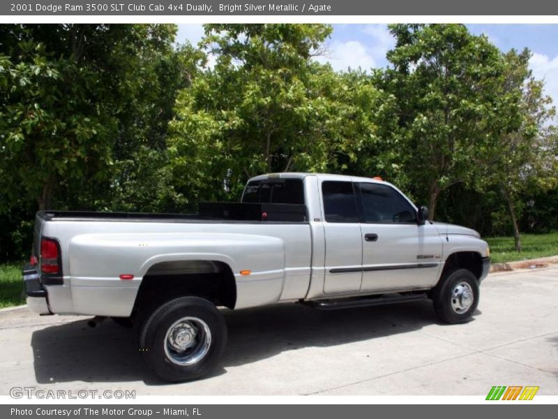 Bright Silver Metallic / Agate 2001 Dodge Ram 3500 SLT Club Cab 4x4 Dually