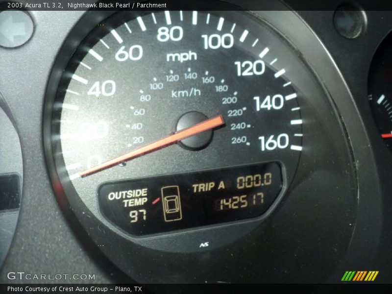 Nighthawk Black Pearl / Parchment 2003 Acura TL 3.2