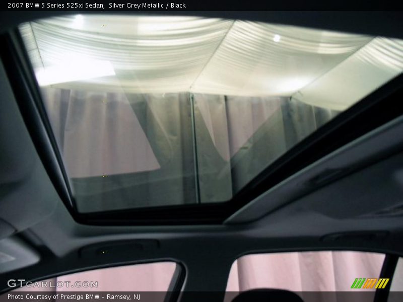 Silver Grey Metallic / Black 2007 BMW 5 Series 525xi Sedan