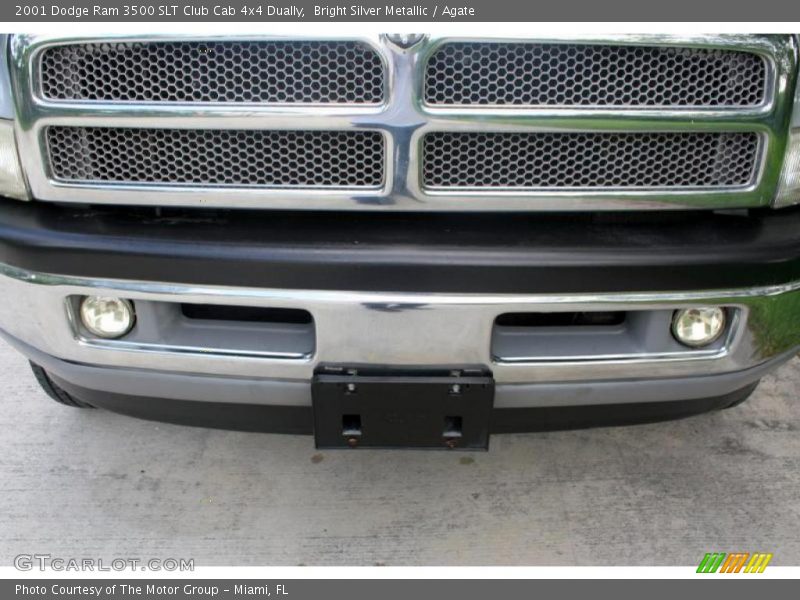 Bright Silver Metallic / Agate 2001 Dodge Ram 3500 SLT Club Cab 4x4 Dually