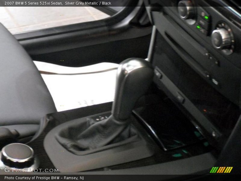 Silver Grey Metallic / Black 2007 BMW 5 Series 525xi Sedan