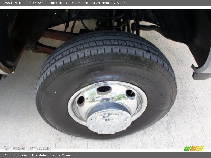 Bright Silver Metallic / Agate 2001 Dodge Ram 3500 SLT Club Cab 4x4 Dually