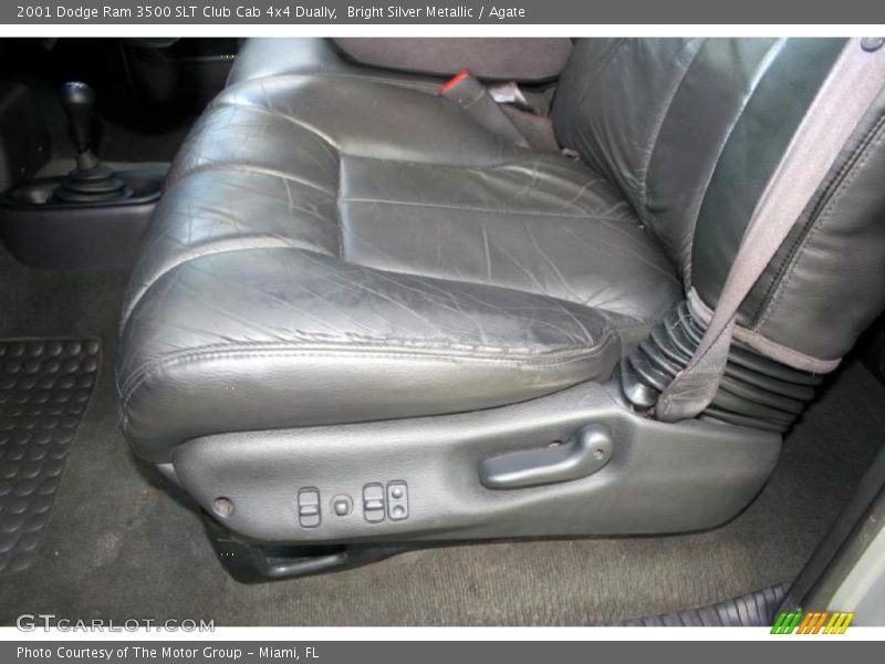 Bright Silver Metallic / Agate 2001 Dodge Ram 3500 SLT Club Cab 4x4 Dually