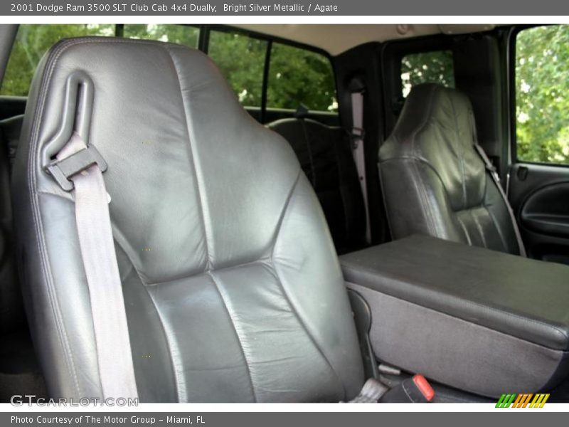 Bright Silver Metallic / Agate 2001 Dodge Ram 3500 SLT Club Cab 4x4 Dually