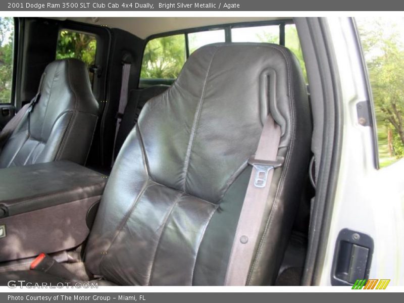 Bright Silver Metallic / Agate 2001 Dodge Ram 3500 SLT Club Cab 4x4 Dually
