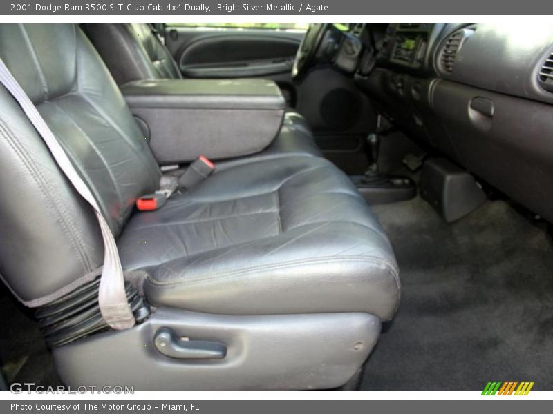 Bright Silver Metallic / Agate 2001 Dodge Ram 3500 SLT Club Cab 4x4 Dually