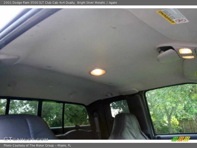 Bright Silver Metallic / Agate 2001 Dodge Ram 3500 SLT Club Cab 4x4 Dually