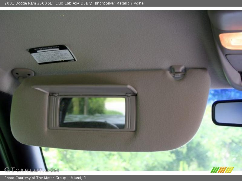 Bright Silver Metallic / Agate 2001 Dodge Ram 3500 SLT Club Cab 4x4 Dually