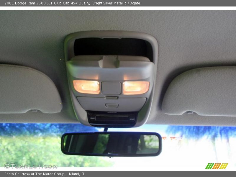 Bright Silver Metallic / Agate 2001 Dodge Ram 3500 SLT Club Cab 4x4 Dually
