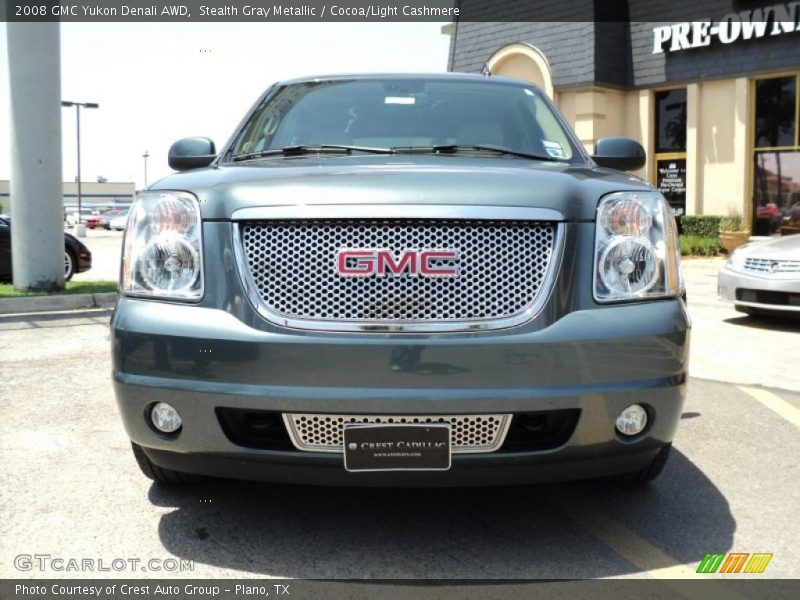 Stealth Gray Metallic / Cocoa/Light Cashmere 2008 GMC Yukon Denali AWD