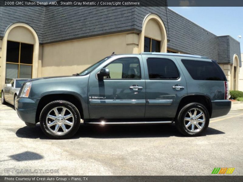 Stealth Gray Metallic / Cocoa/Light Cashmere 2008 GMC Yukon Denali AWD