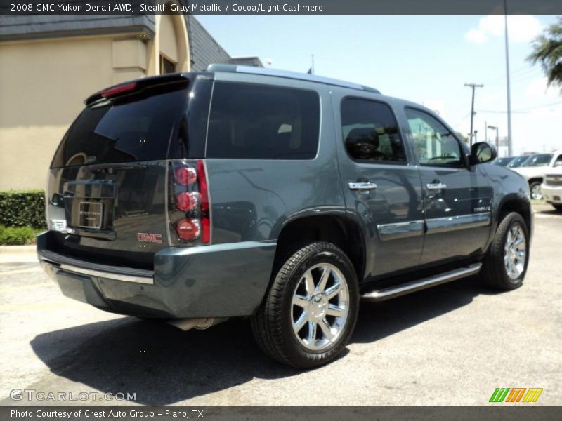 Stealth Gray Metallic / Cocoa/Light Cashmere 2008 GMC Yukon Denali AWD