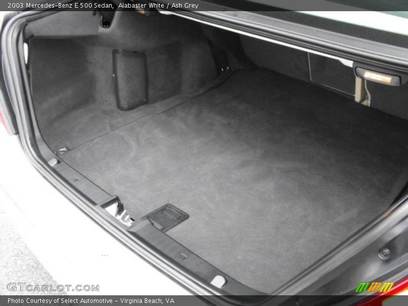 Alabaster White / Ash Grey 2003 Mercedes-Benz E 500 Sedan