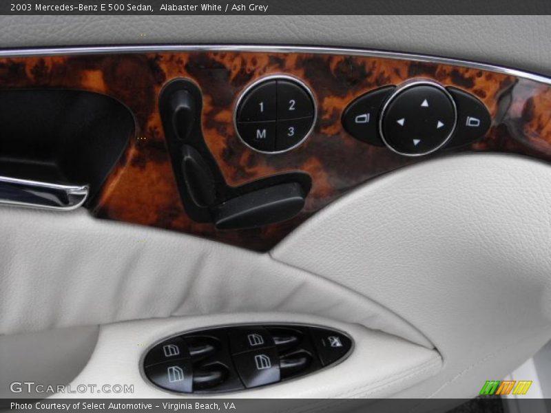 Alabaster White / Ash Grey 2003 Mercedes-Benz E 500 Sedan